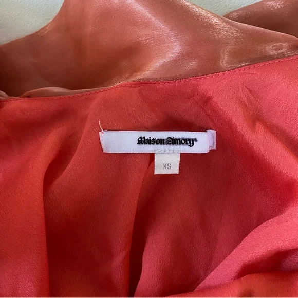 The Rose Shimmer Romance gown Mini Dress Maison Amory Size XS - Picture 8 of 8